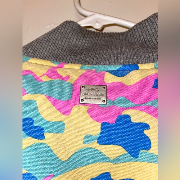 Pink dolphin letterman’s jacket - Picture 3 of 4